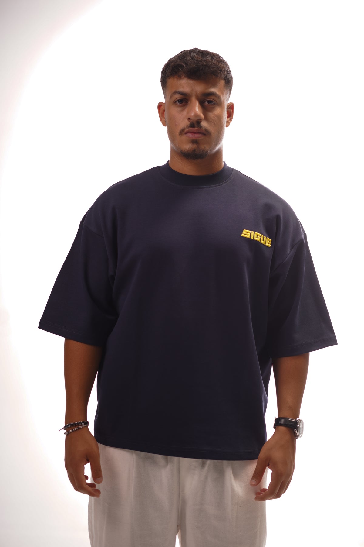 NAVY T_SHIRT