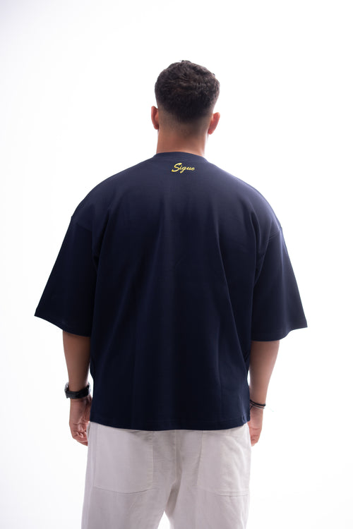 NAVY T_SHIRT